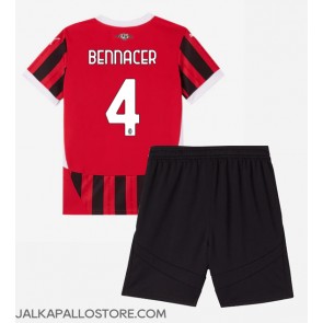 AC Milan Ismael Bennacer #4 Kotipaita Lapsille 2024-25 Lyhythihainen (+ shortsit)